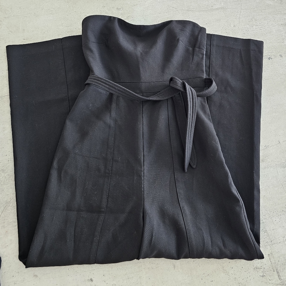 Likely Black Wide Leg Jumpsuit Crop